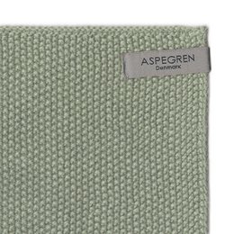 Knitted Kitchen Towel – Solid – Tender Green