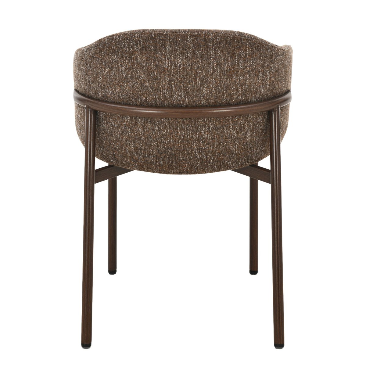 Jenna Dining Chair - Brown - Walnut Legs