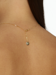 Be dazzled! | Necklace | Chocolate silver