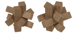 3D Wooden match box puzzle,