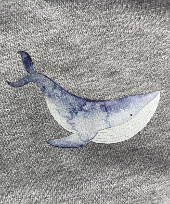Image thermocollante baleine, patch