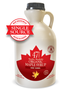 SINGLE SOURCE Biologische Maple Syrup, Canada Grade A, donker, robuust 1000ml
