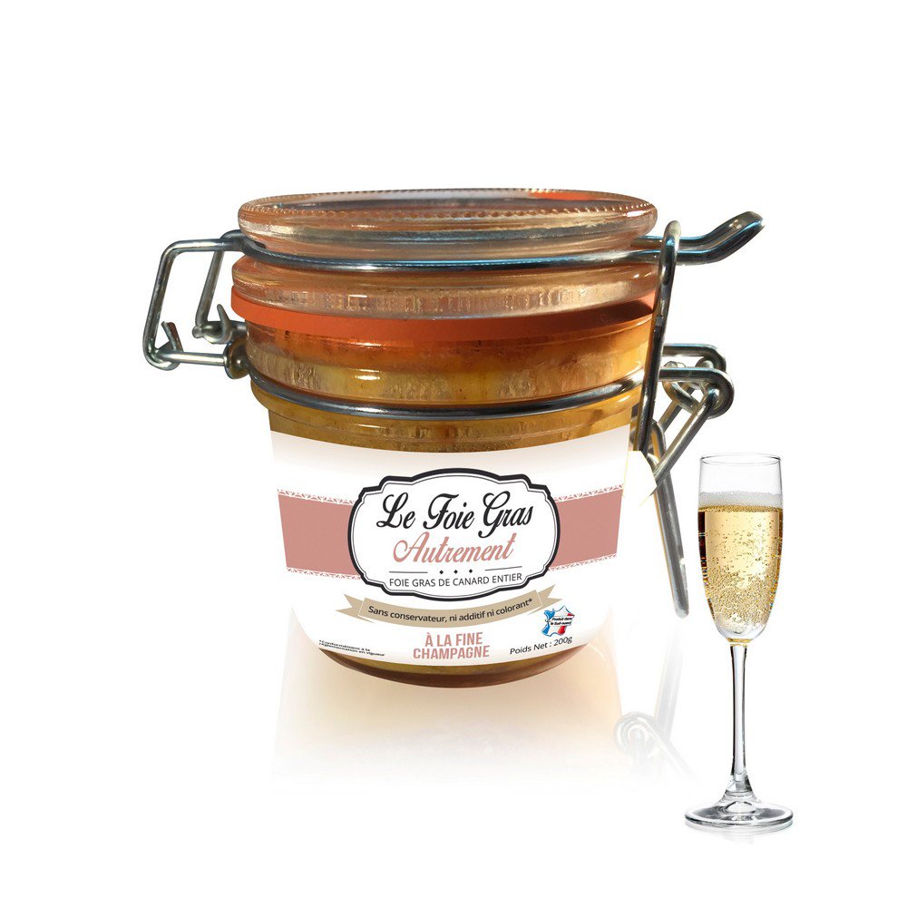 Hele foie gras met fijne champagne