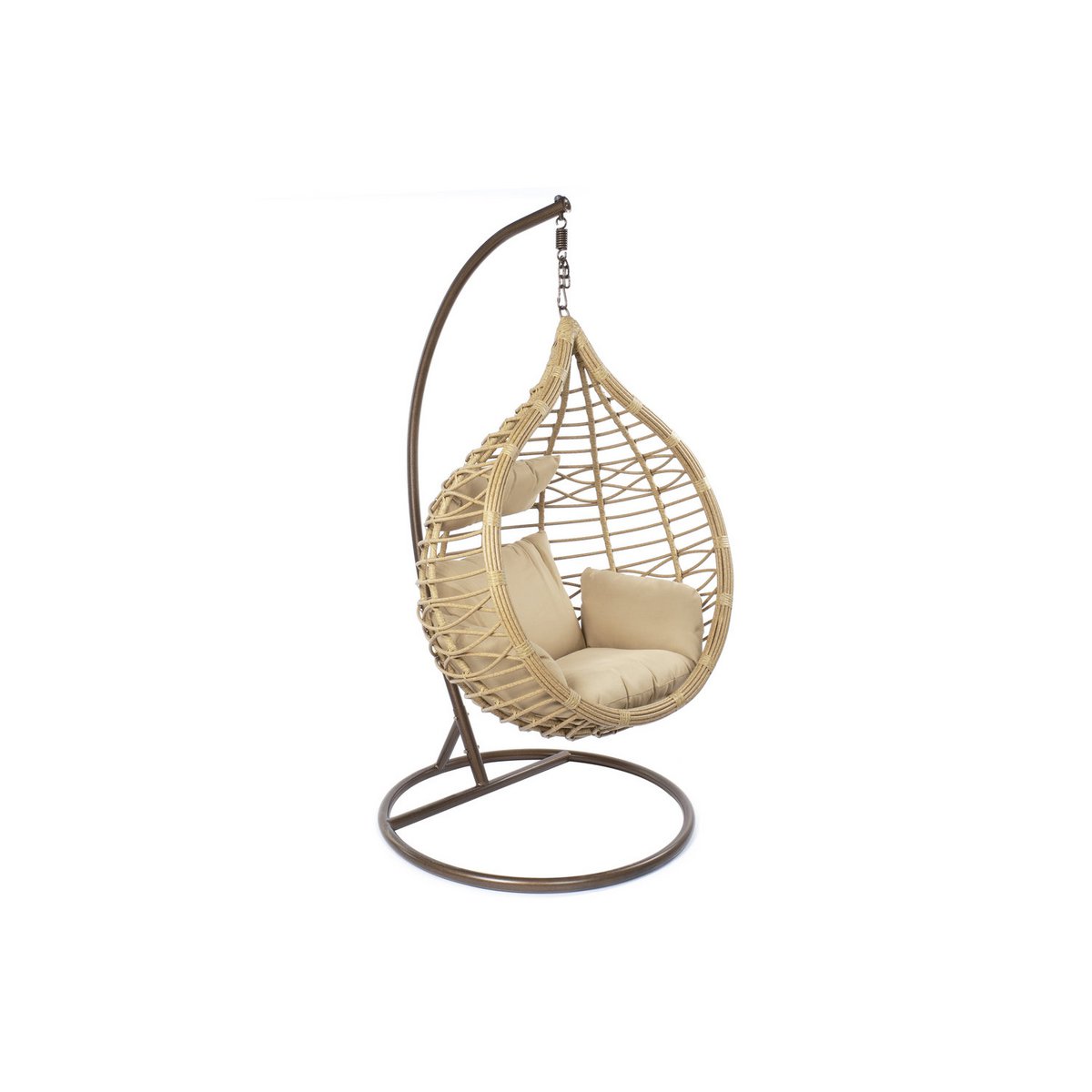 HANGING ARMCHAIR SYNTHETIC RATTAN 90X70X110 120kg MA MB161055