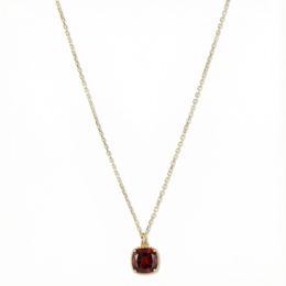 Birthstone halskæde januar granat