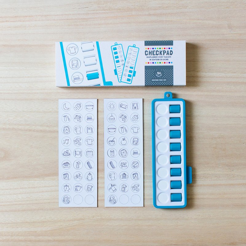 Checkpad bleu
