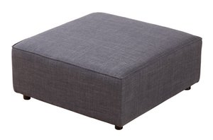 PUFF 90 X 90 CM MODULARES SOFA MOU GRAUER STOFF OK1492 (8472)