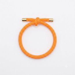 Goldenes Knotenarmband Neonorange