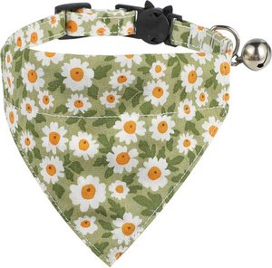 ByTiekeman - Cat Collar - Green/White - 20-30 cm