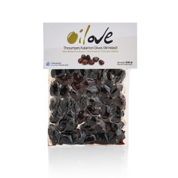 OILOVE®  KALAMON THROUMBES  (WRINKLED) TABLE OLIVES in Vacuum pack
