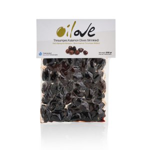 OILOVE®  KALAMON THROUMBES  (WRINKLED) TABLE OLIVES in Vacuum pack