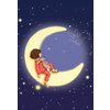 Ansichtkaart Moon Cuddle