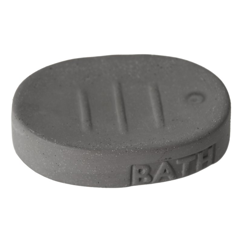 GRÅ KERAMISK SÆBESkål _13X9X3CM ST87495