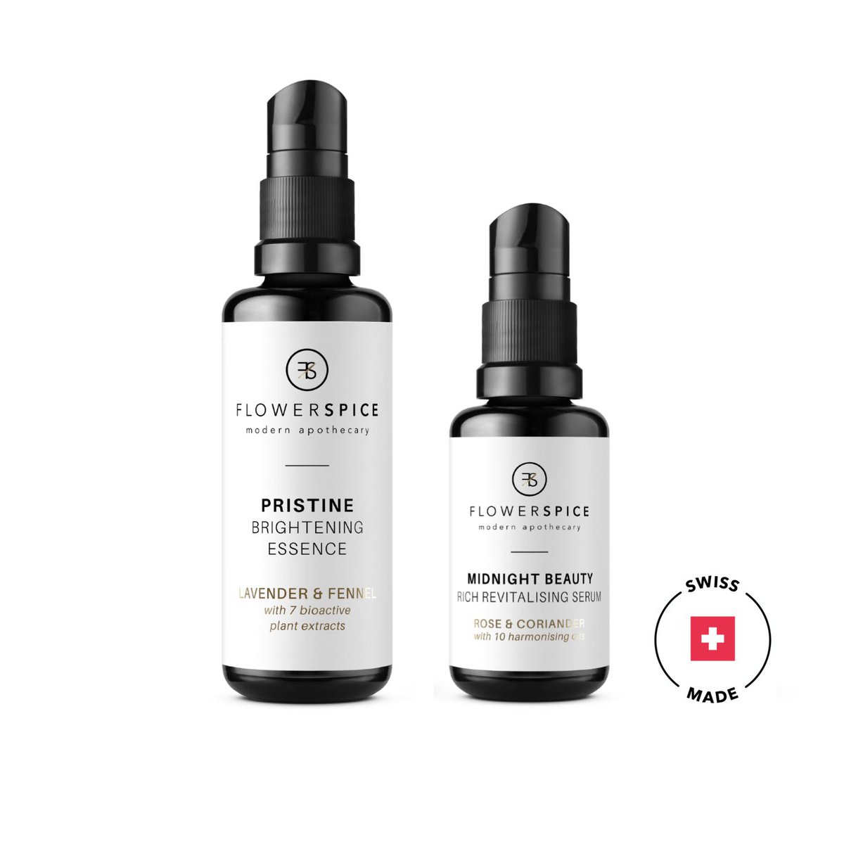 Restorative Set - Pristine Essenz + Mitternachts -Schönheitsserum