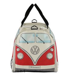 Volkswagen VW T1 Bus Sport Sporttas - Large/Rood