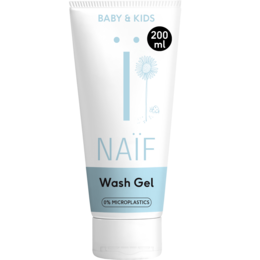 Gentle cleansing wash gel for baby and kids, made with natural ingredients. Suitable for sensitive skin.