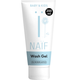 Gentle cleansing wash gel for baby and kids, made with natural ingredients. Suitable for sensitive skin.