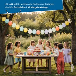 Water & Air Wasserbomben Pumpe, inkl. 250 Ballons