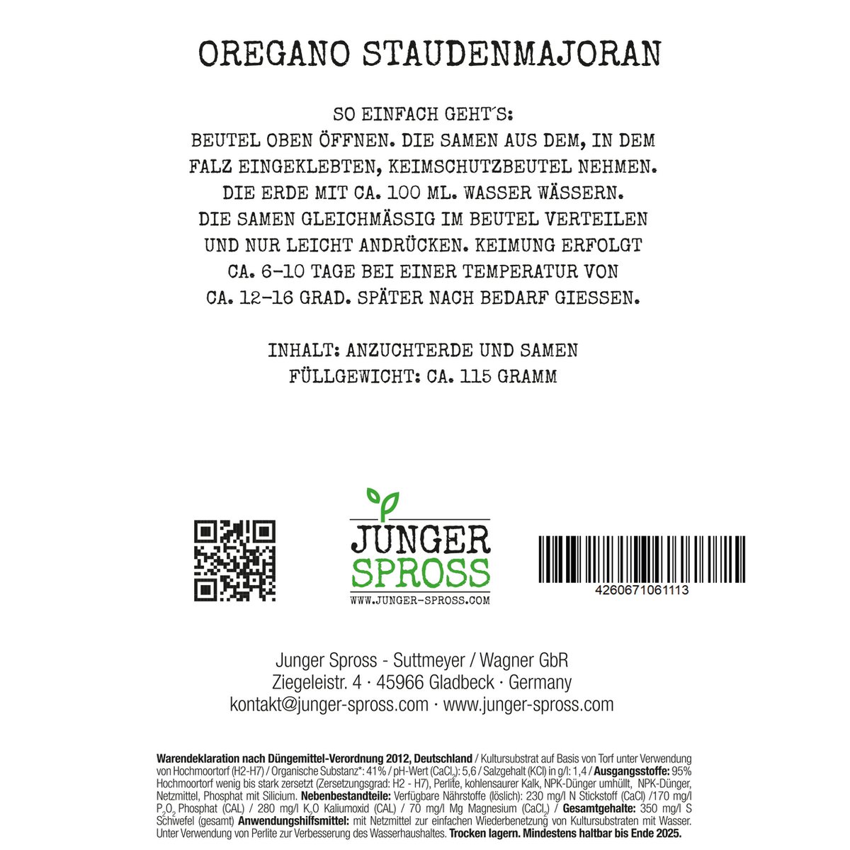 Vær glad i dag...(Oregano)