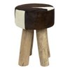 stool cow dark brown around 45cm