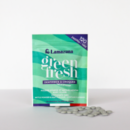 Dentifrice à croquer - Green fresh - Ortie Menthe - COSMOS Organic par Cosmécert