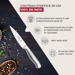 Stainless steel paring knife 20 cm in all Nirosta Star