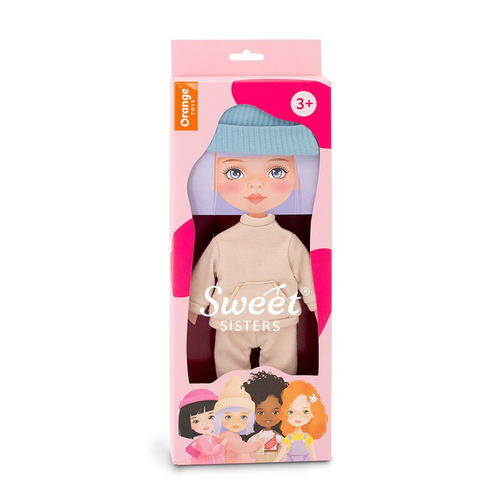 Soft toy, Sweet Sisters - Clothing set: Beige Tracksuit (35cm)