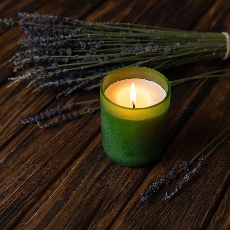 Vela perfumada orgánica 'Campos de Provenza'