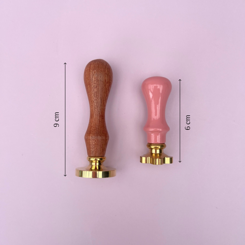 Mini mezcla de sellos de cera 3D con mango - Sello de cera de sellado