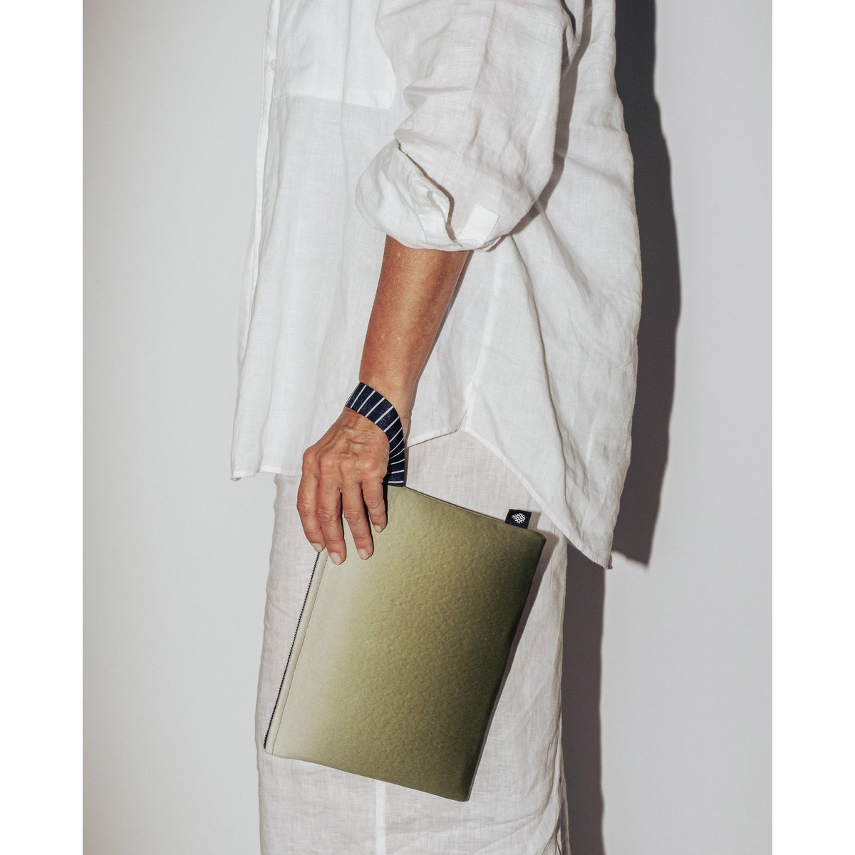 Souchée grande olive vert