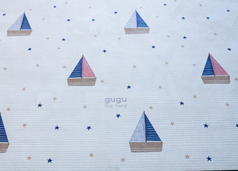 Tappetino in gomma naturale Little Sailor grande