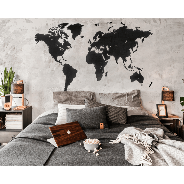 Mappa del mondo in legno - Fai da te - HDF