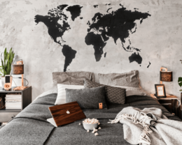 Mappa del mondo in legno - Fai da te - HDF