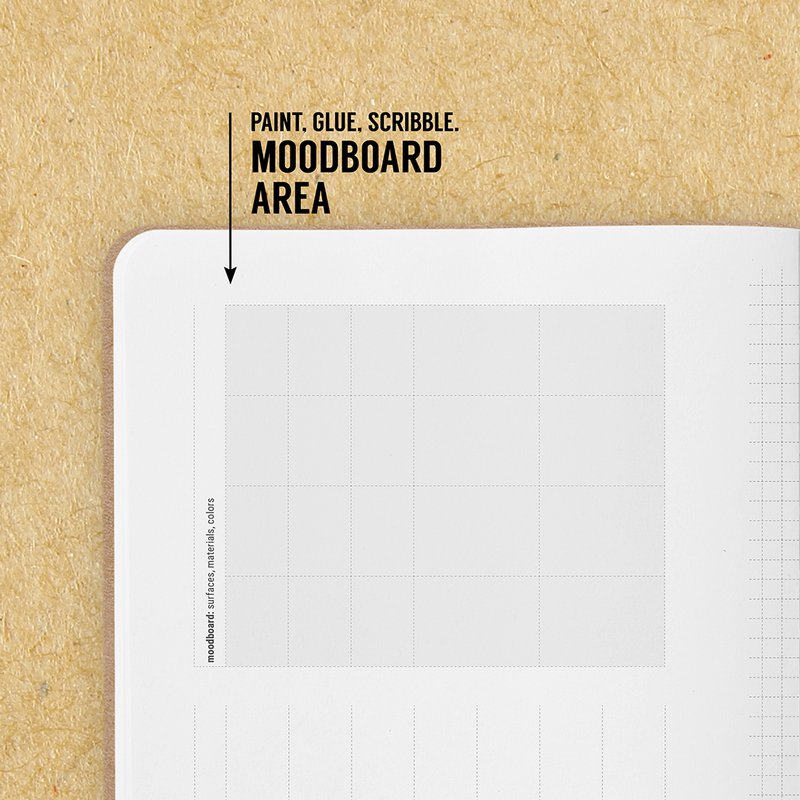 Interiørdesign brevpapir notesbog