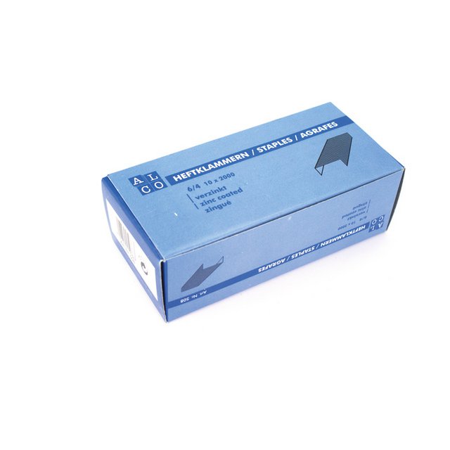 Grapas Alco 6/4 galvanizadas caja 2000 uds.