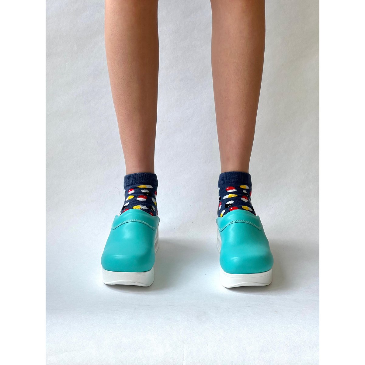 Airmeds clogs plain blue