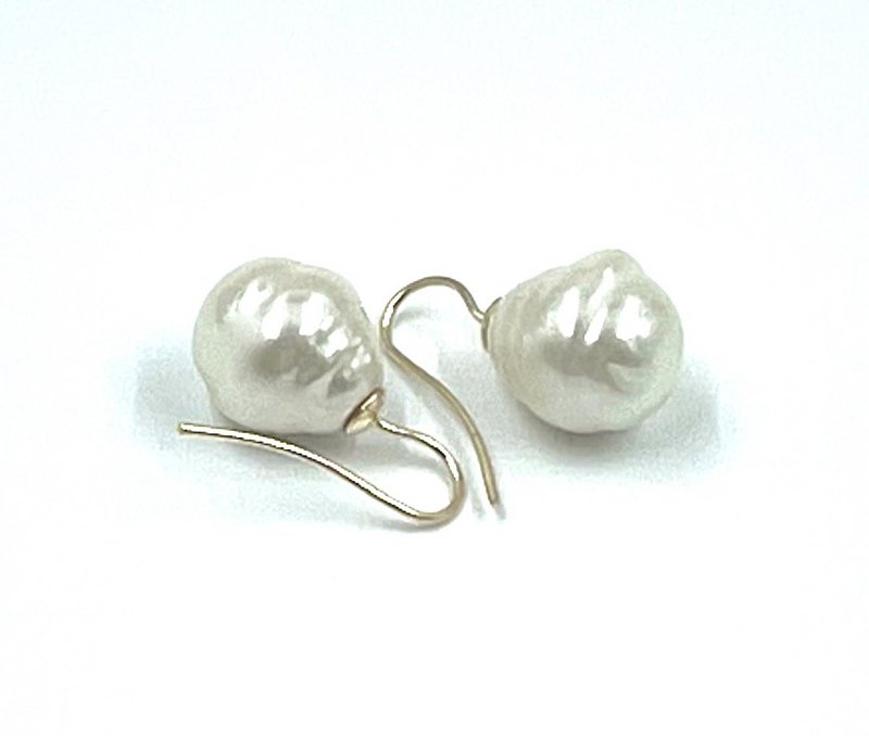 Pendientes de perlas barrocas