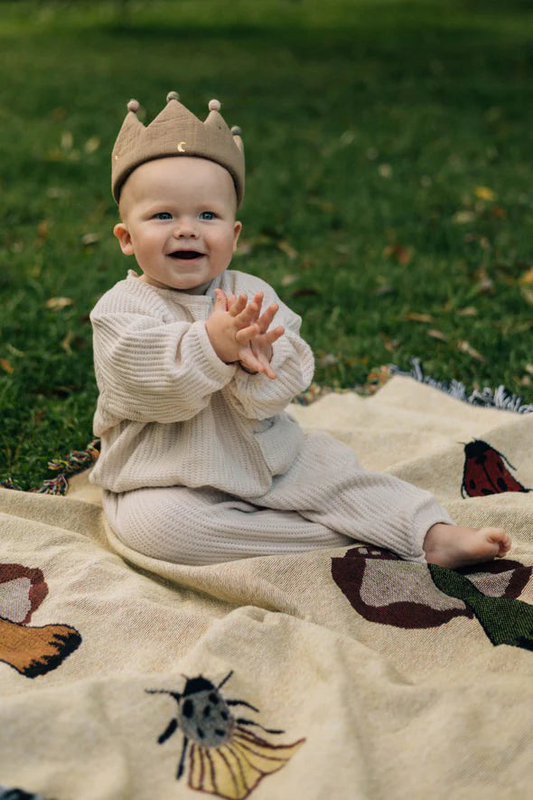 Corona per bambini TISU, tortora