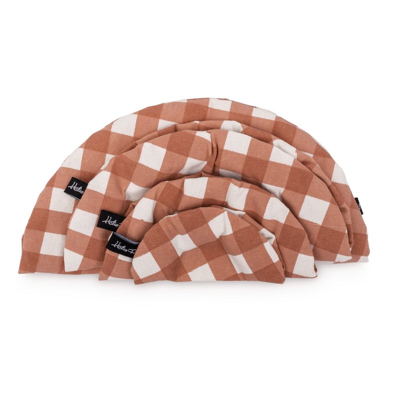 PACK 4 CUBRE PLATOS VICHY ESTAMPADO HF