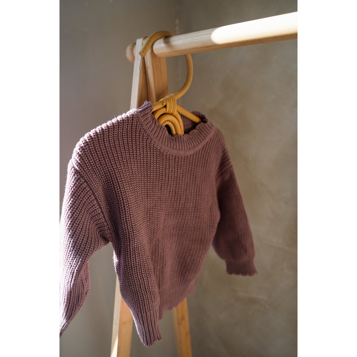 Knit Girls Set – Dusty Mauve