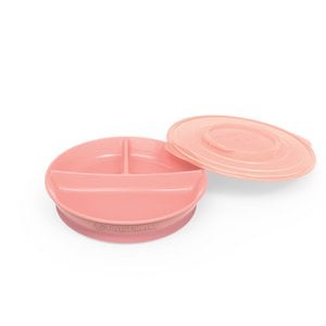 Board with compartments pastel peach