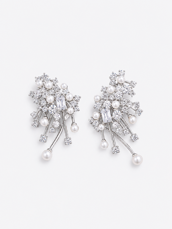 Sternenlicht-Perlen-Brautschmuck-Set