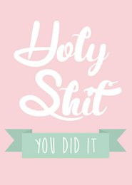 Holy shit you did it