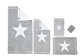 Handdoekserie 1 STER (4 maten, 3 kleuren)