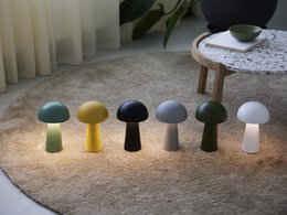 BORDLAMPE FLYT MIG STØVET GUL