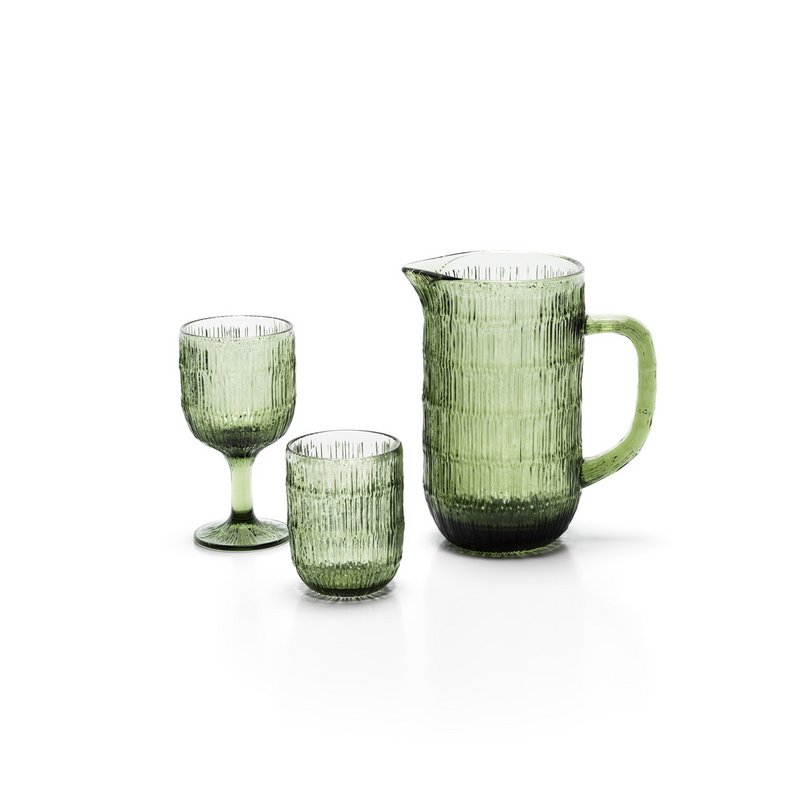 De Moss Ripple Waterkruik - Groen
