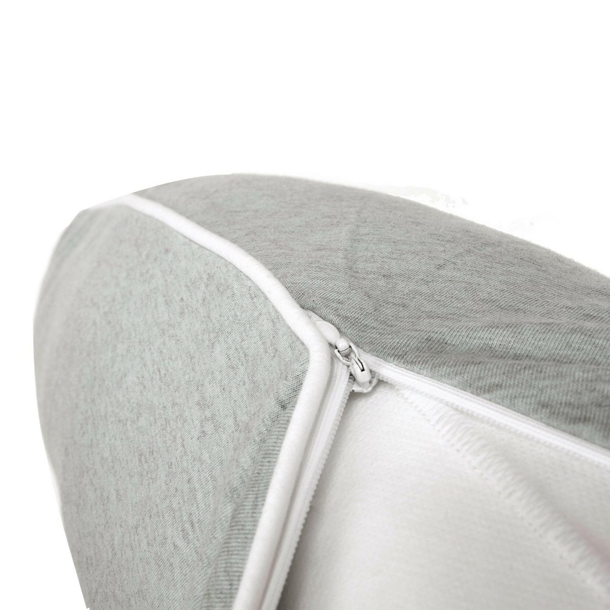 Cuscino per allattamento grigio