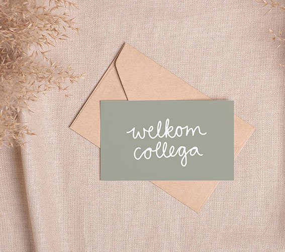 Mini card | Welcome colleague