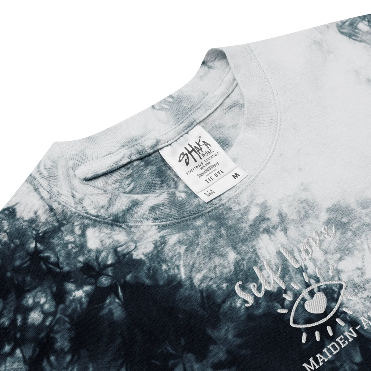 Camiseta oversize con estampado tie-dye
