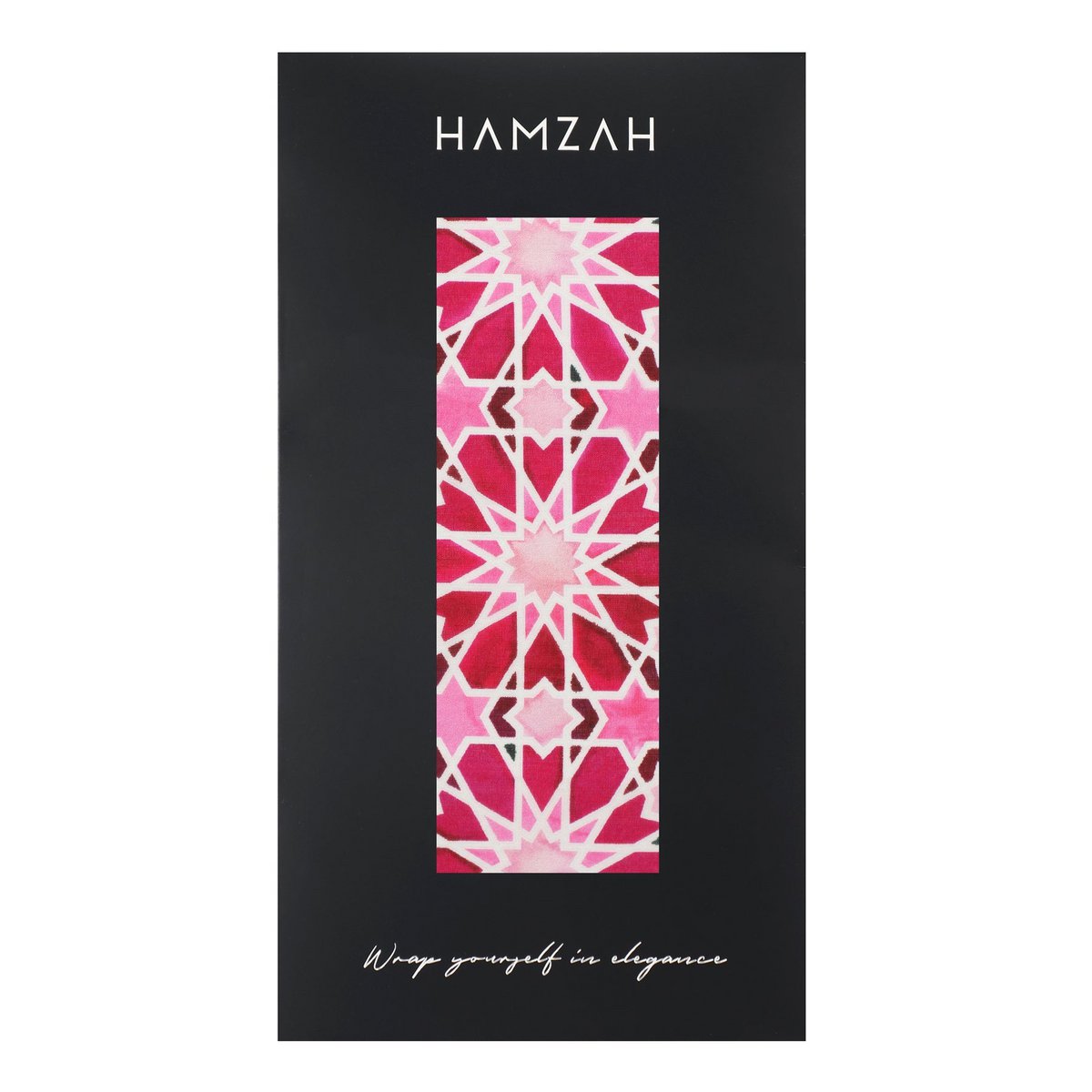 Large Pink Silk Scarf with Zelig Print